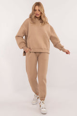 Women's casual warmed-up sweatshirt set