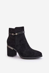 Elegant Black Heel boots