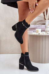 Elegant Black Heel boots