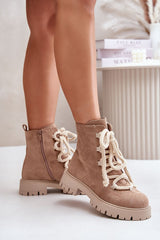 Women's lined ankle boots