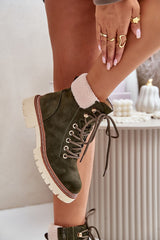 Women's eco-suede Trapper shoes