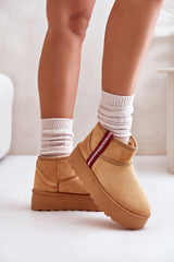 Women's trendy pattern snow boots