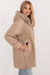 Women's casual jacket with fashionable corduroy