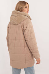 Women's casual jacket with fashionable corduroy