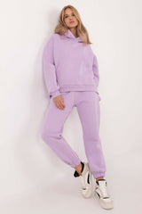 Women's casual warmed-up sweatshirt set