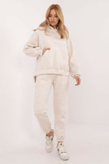 Women's casual warmed-up sweatshirt set