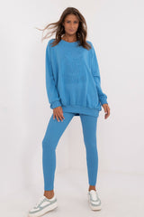 Women's leggings and sweatshirt set