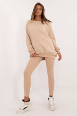 Women's leggings and sweatshirt set