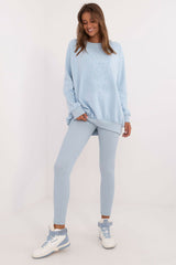 Women's leggings and sweatshirt set