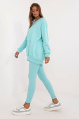 Women's leggings and sweatshirt set