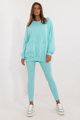 Women's leggings and sweatshirt set