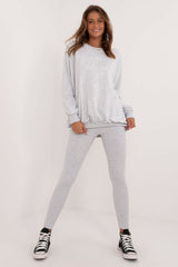 Women's leggings and sweatshirt set