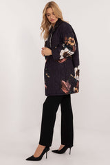 Women's floral print transitional jacket