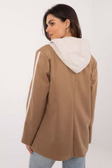 Elegant sports detachable hood blazer