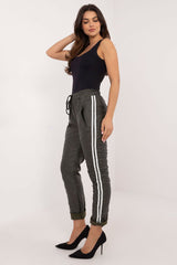 Women's high rise eco-leather pants