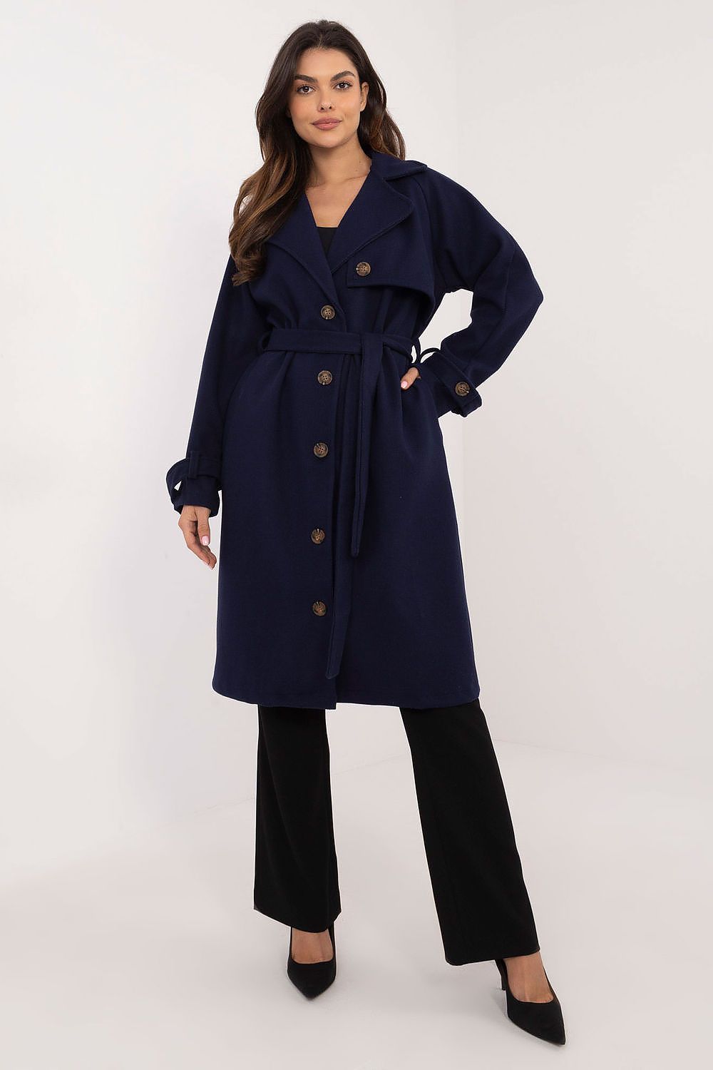 Elegant cut timeless trench coat