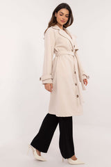 Elegant cut timeless trench coat