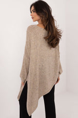 Women's asymmetrical hem sweater