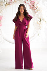 Stylish jumpsuit with cut-off waist