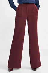 Women relaxed fit wide leg pants