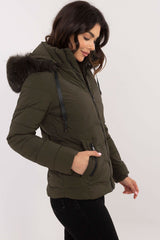 Short length quilted form jacket