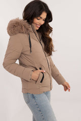 Short length quilted form jacket