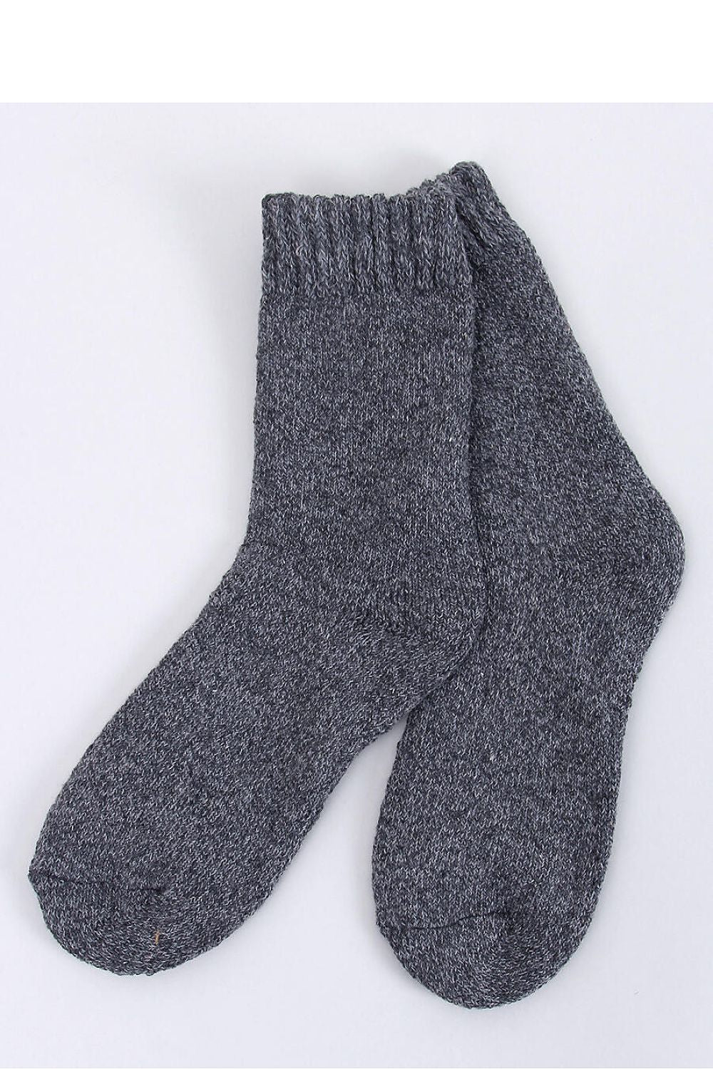 Women's winter grey wool socks