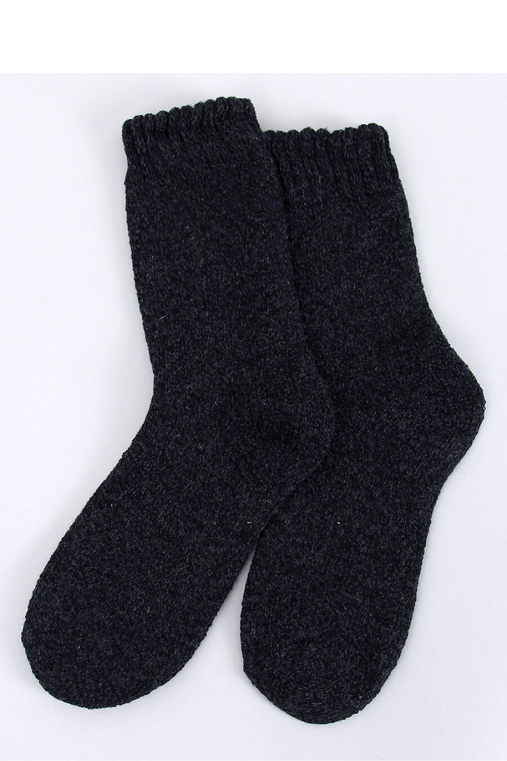 Women's winter black wool socks