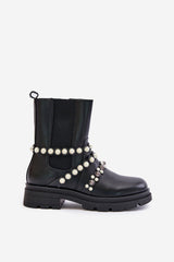 Women's eco-leather zippered Jodhpur boot