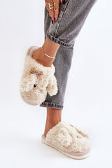 Stylish Cute soft fur slippers