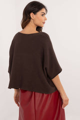 Elegant short sleeve oversize sweater