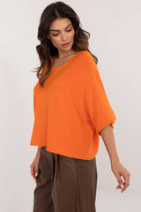 Elegant short sleeve oversize sweater