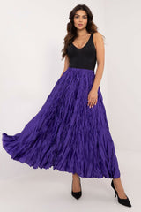 Elegant varied texture maxi length skirt