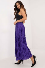 Elegant varied texture maxi length skirt