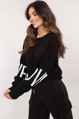 Women's smooth pattern casual sweatshirt