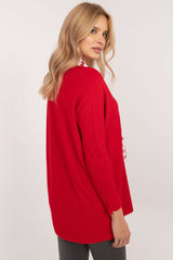 Women's shiny thread sweater