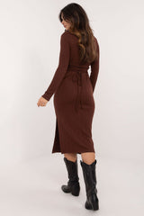 Long sleeves Knit pencil dress