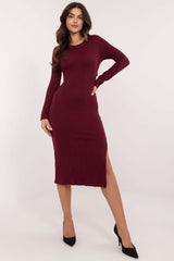 Long sleeves Knit pencil dress