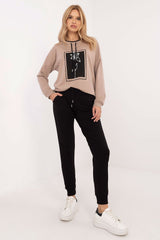 Casual sweatshirt and pants women's set