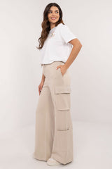 Casual wide legs cargo sweatpants