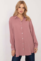 Long sleeve organic cotton casual shirt