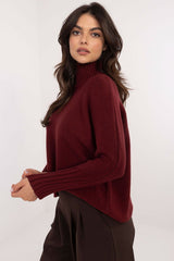 Women's casual turtleneck sweater