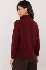 Women's casual turtleneck sweater