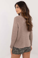 Women's casual turtleneck sweater