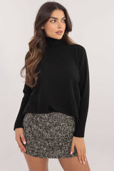 Women's casual turtleneck sweater