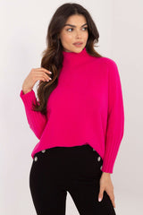 Women's casual turtleneck sweater