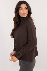 Women's casual turtleneck sweater