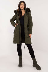 Urban style quilted texture down jacket