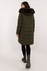 Urban style quilted texture down jacket