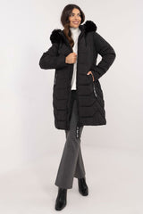 Urban style quilted texture down jacket